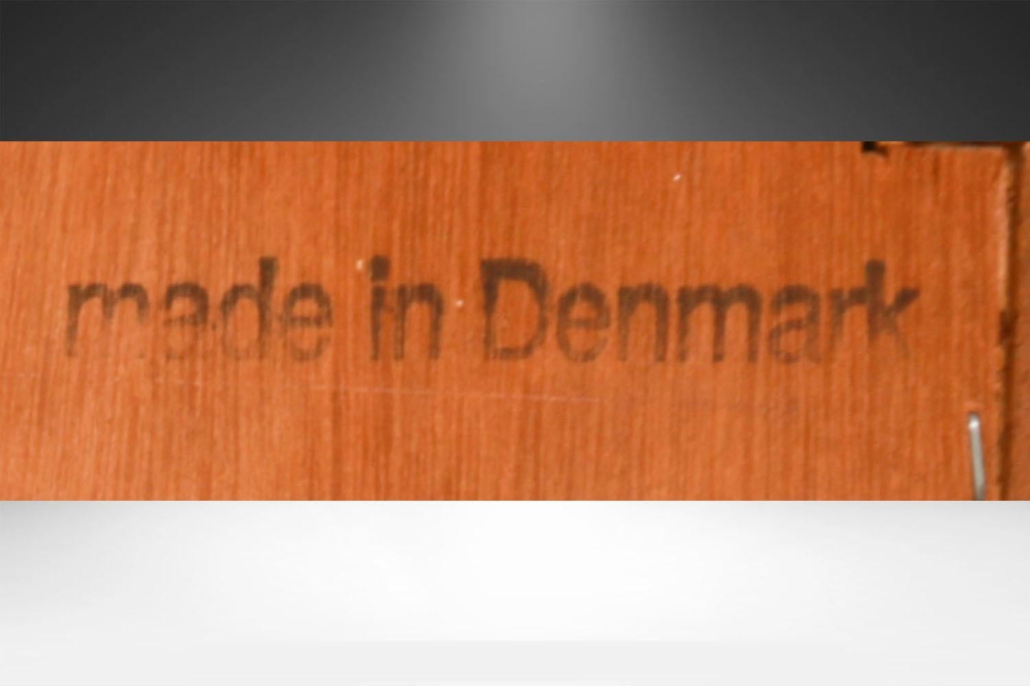 Mid Century Danish Modern Teak 10 Drawer Dresser Denmark For Sale 9
