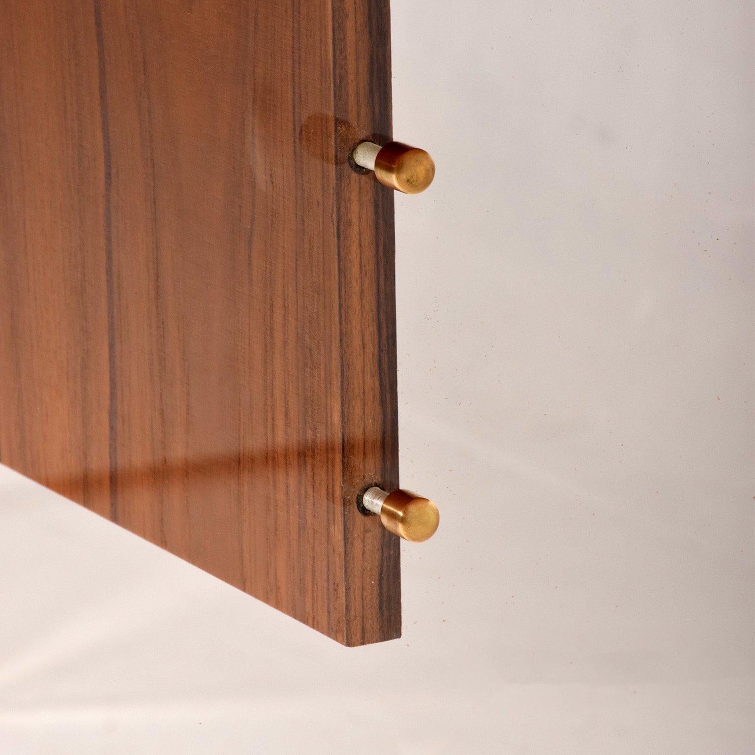 Mid-Century Modern Mid-Century Danish Modern Teak and Lucite Dining Table