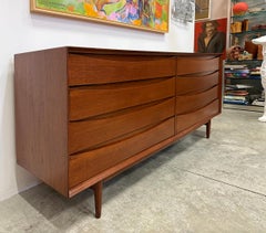 Mid-century Danish Modern Teak Arne Vodder Sibast Dresser, Refinished