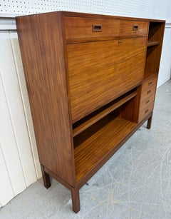 Mid-Century Danish Modern Teak Bar Cabinet