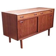 Used Mid Century Danish Modern Teak Bookcase Shelf Wall Unit Credenza Cabinet- 2 pcs