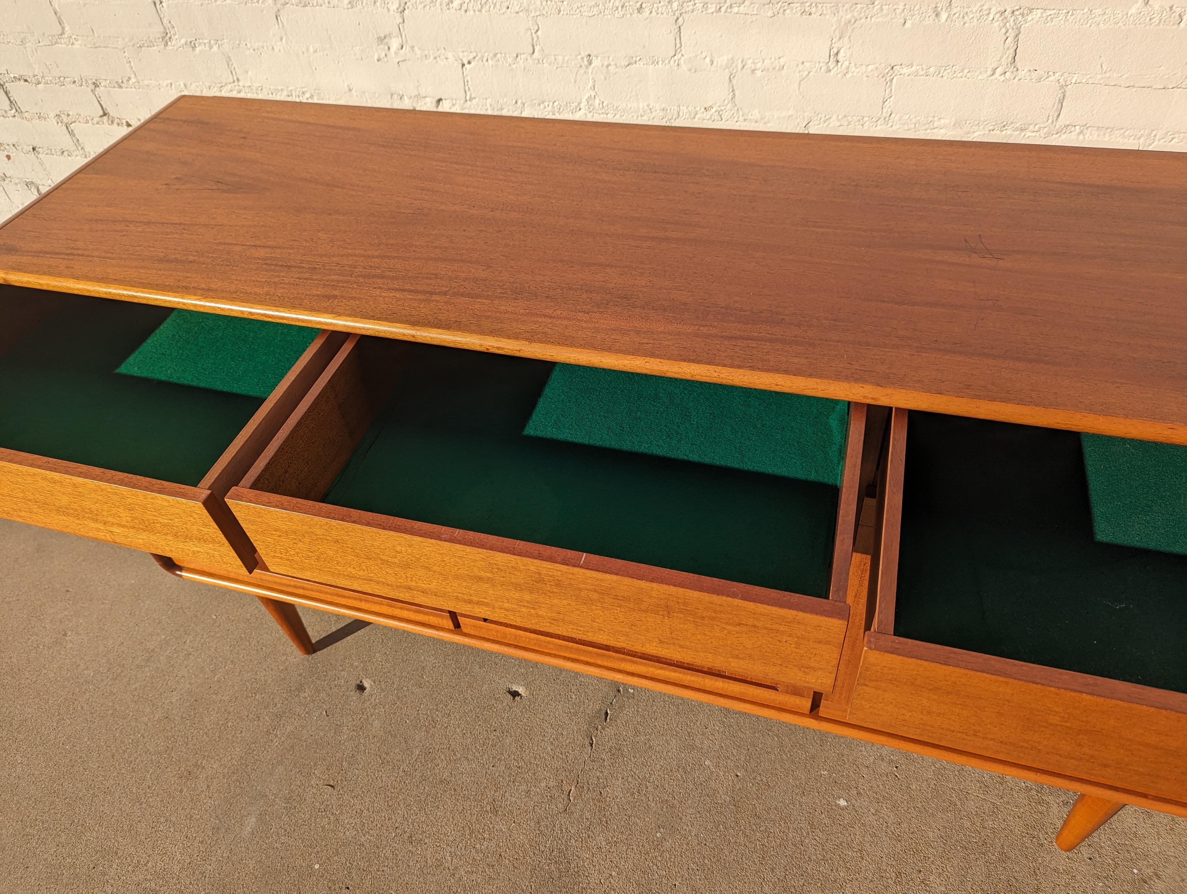 Mid Century Danish Modern Teak Cabinet For Sale at 1stDibs