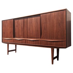 Retro Mid Century Danish Modern Teak Cabinet