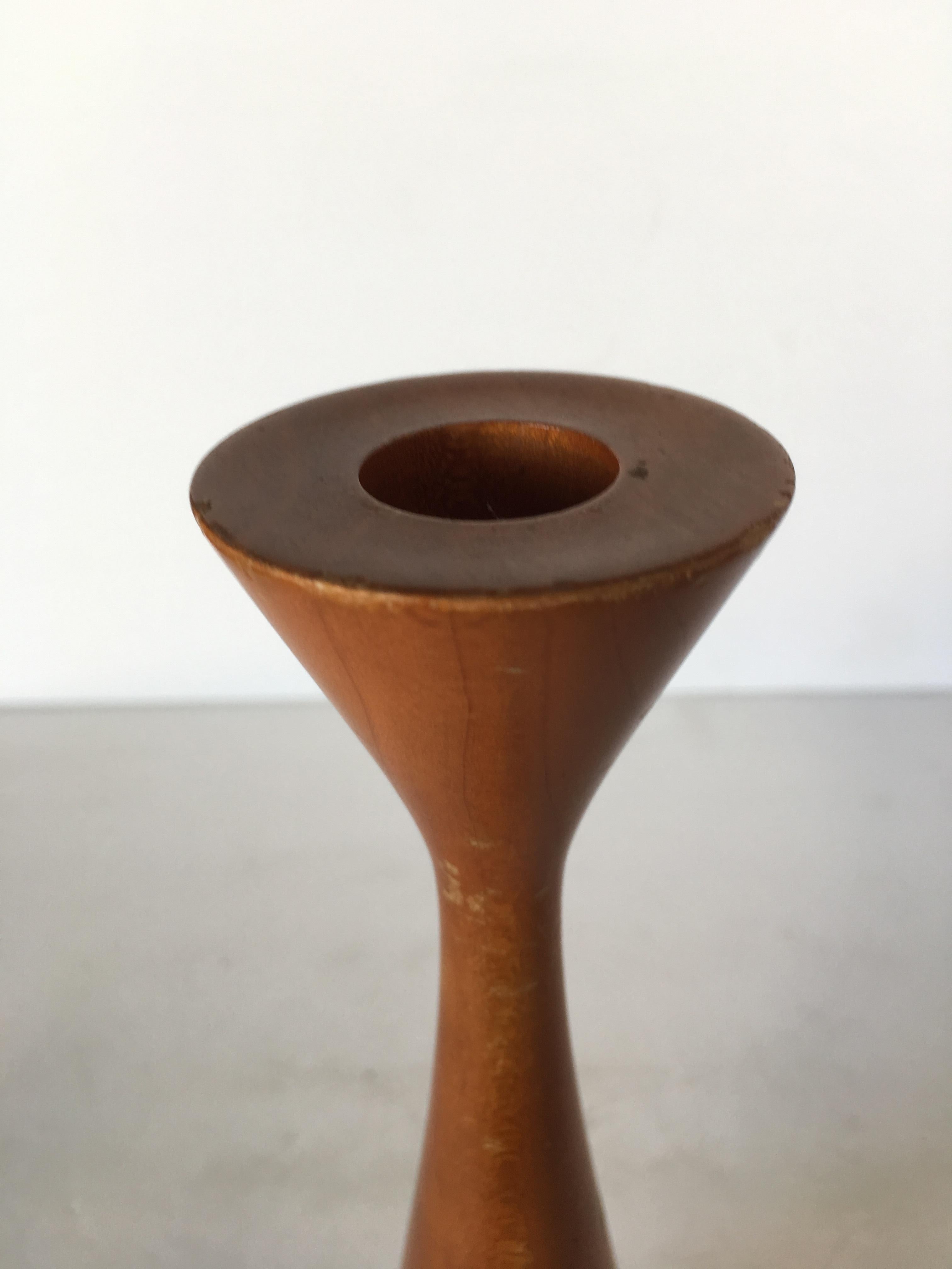 mid century modern candle holders