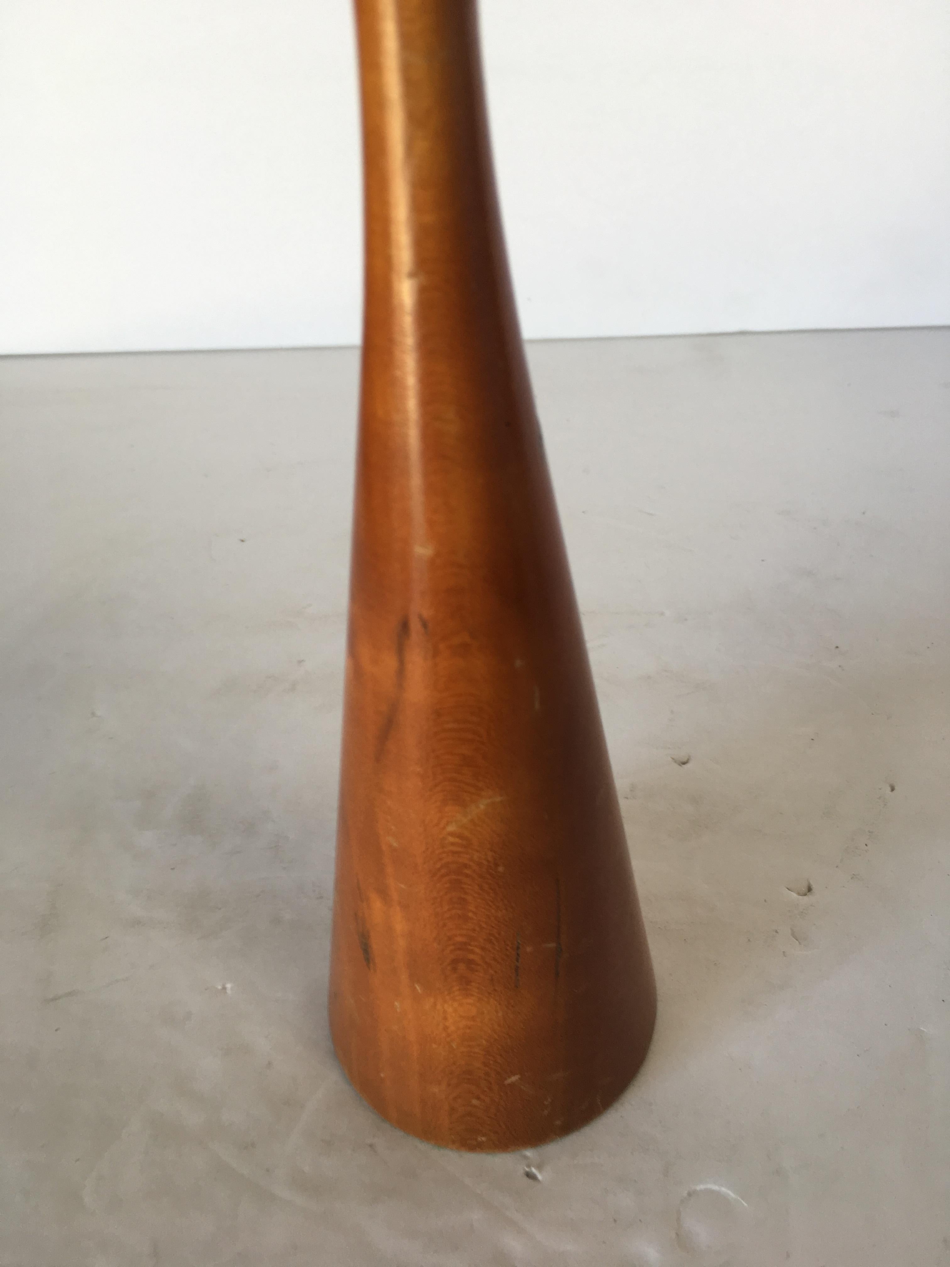 Mid-Century Danish Modern Teak Candlestick Holder by Rude Osolnik, Pair In Excellent Condition In Van Nuys, CA