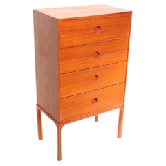 Mid Century Danish Modern Teak  Chest by Aksel Kjersgaard No. 385 c 1960's