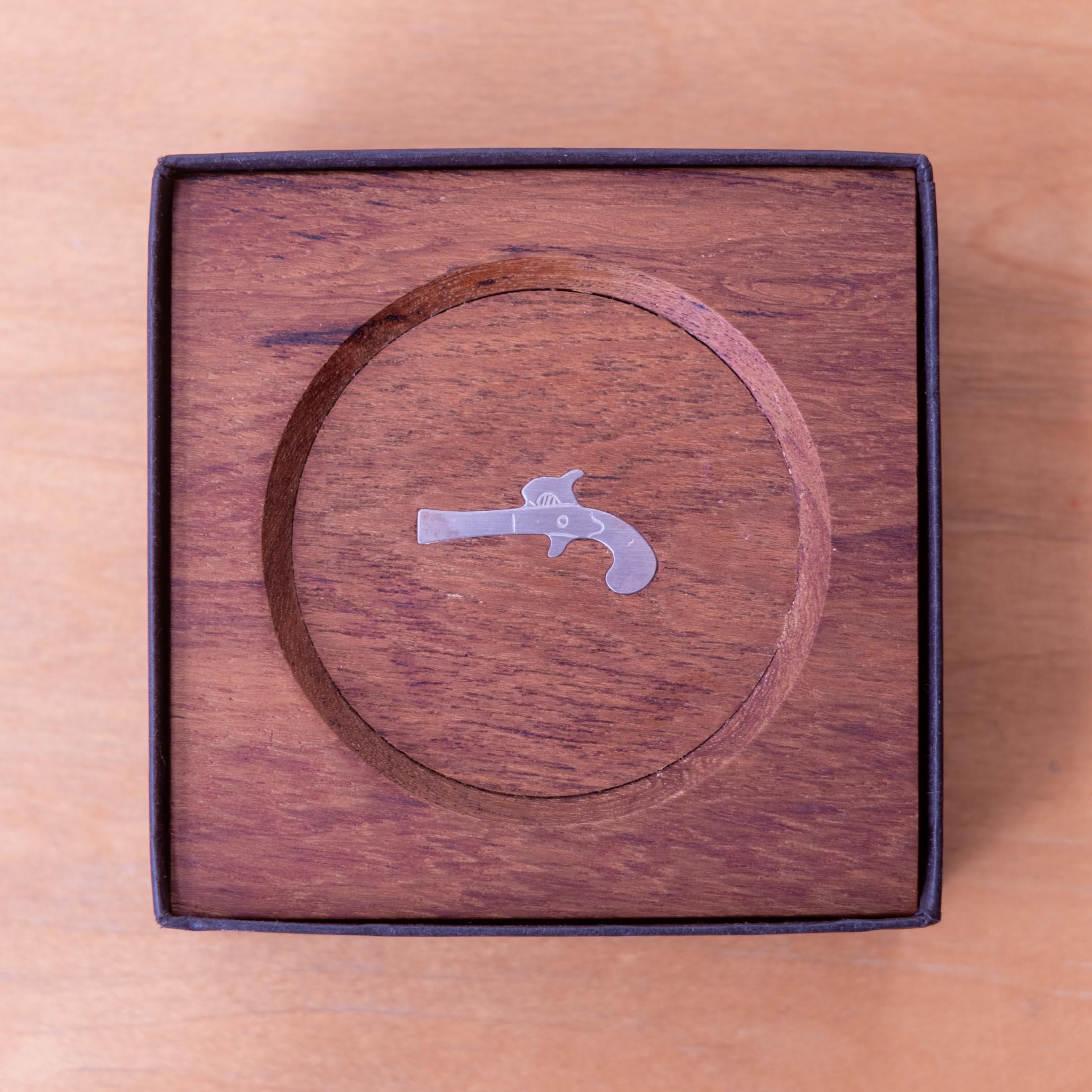 20ième siècle Set de sous-verres en teck moderne danois du milieu du siècle par Jens H. Quistgaard pour Dansk en vente
