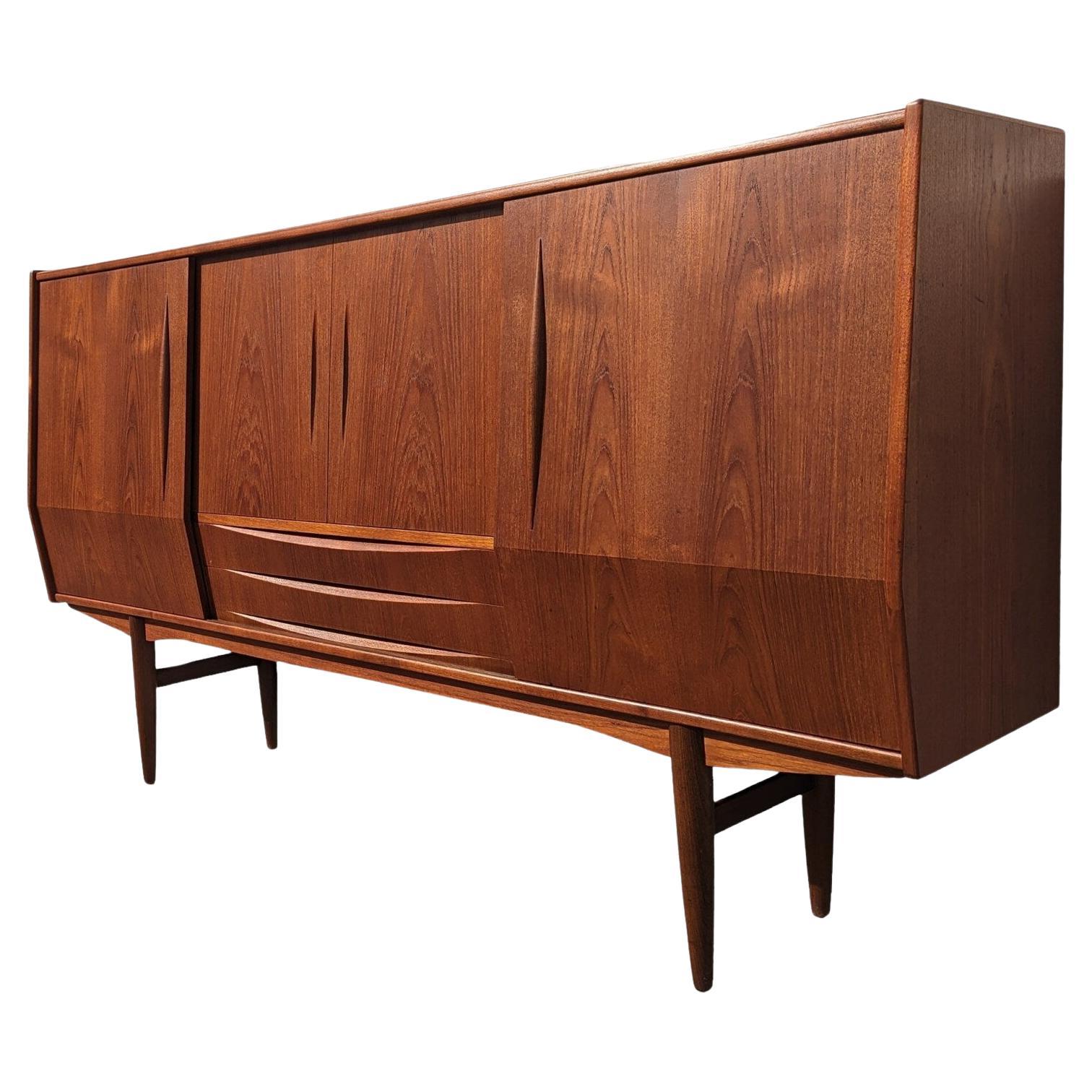 Mid Century Danish Modern Teak Cocktail Cabinet