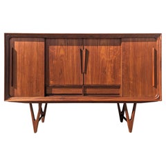 Mid Century Danish Modern Teak Cocktail Cabinet