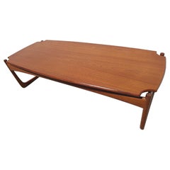 Mid Century Danish Modern Teak Couchtisch