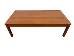 Mid-Century Danish Modern Teak Coffee Table - Refinished!