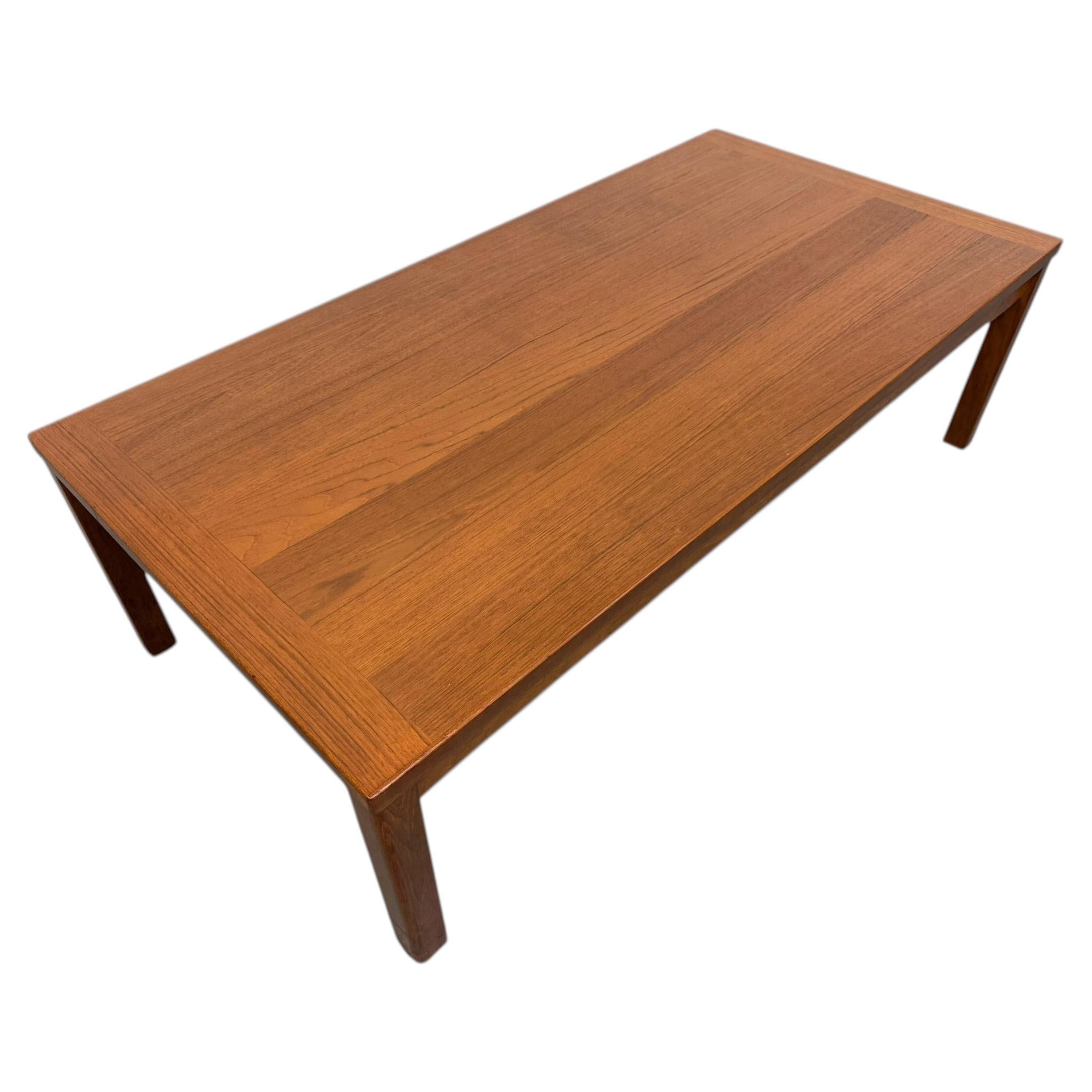 Mid-Century Danish Modern Teak Coffee Table - Refinished!