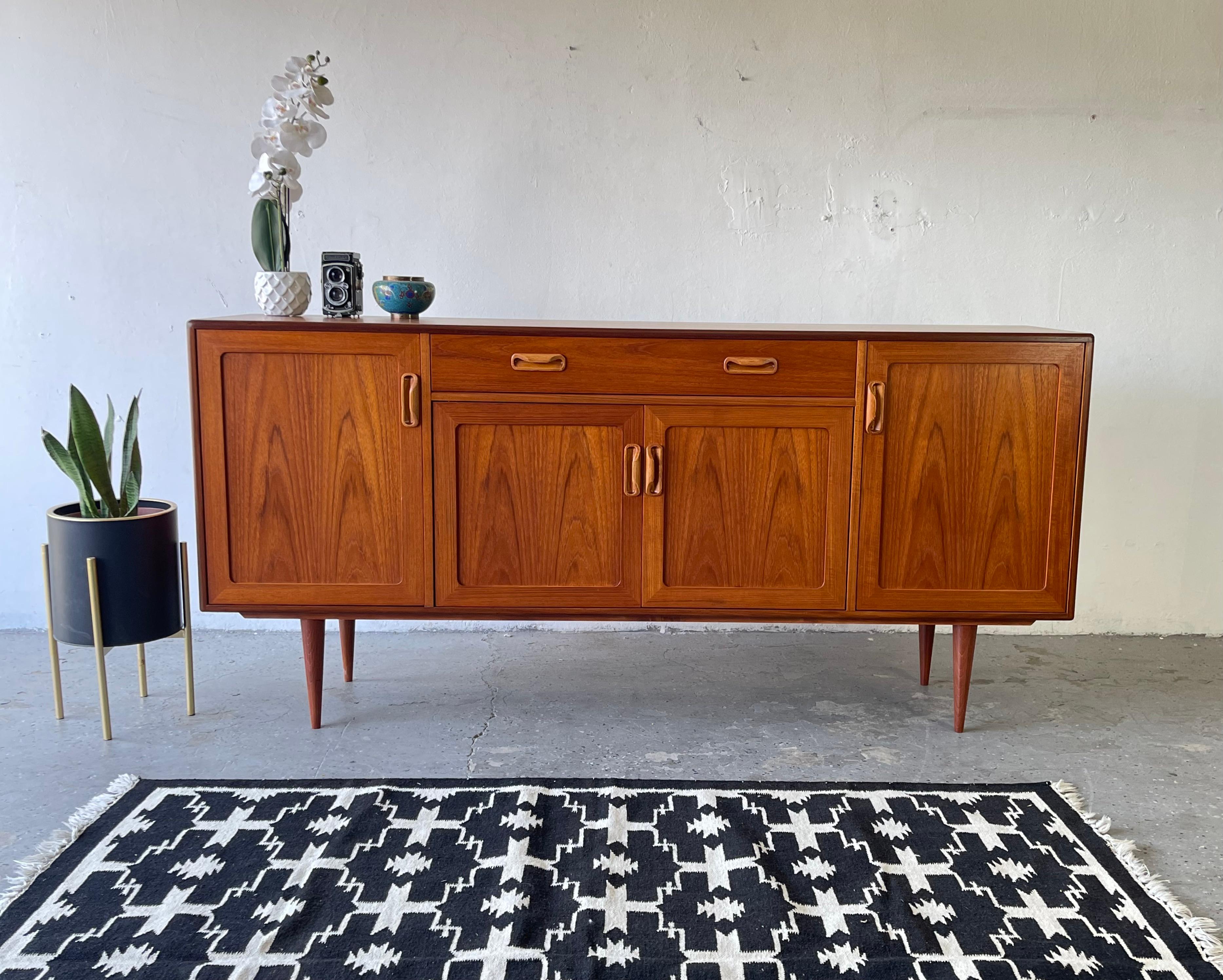 Mid Century Danish Modern Teak Credenza by VB Wilkins for G Plan
 British G-Plan · Midcentury Modern Teak Credenzas

This was the Rolls Royce of credenzas in the UK during the 1960s and its popularity still endures today

 

73” Wide 17.5” Deep 35”