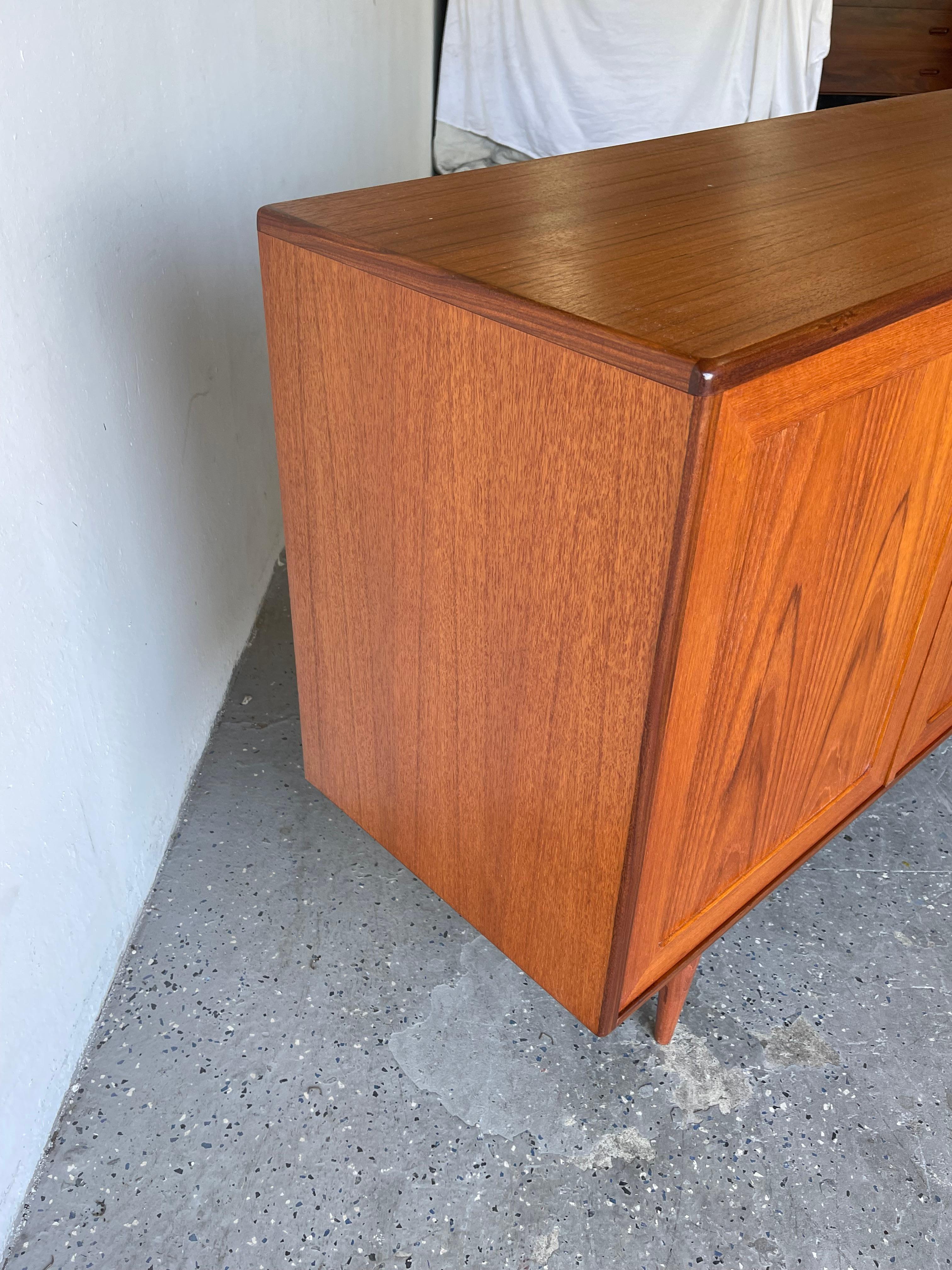 Mid-20th Century Mid Century Danish Modern Teak Credenza by VB Wilkins for G Plan