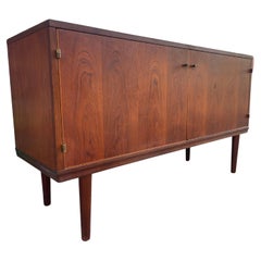 Mid Century Danish Modern Teak Credenza Cabinet by Hans Olsen