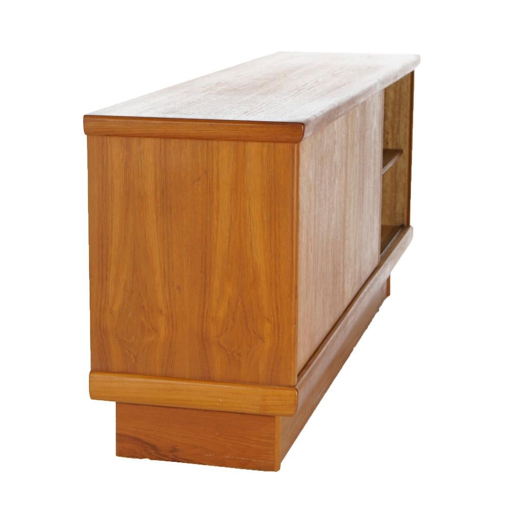 Canadian Mid-Century Danish Modern Teak Credenza Cabinet by Nordic of Ontario, 20th C