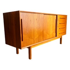 Mid Century Danish Modern Teak Credenza
