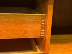 Mid-Century Danish Modern Teak Cupboard Armoire Gentleman's Chest by Jesper