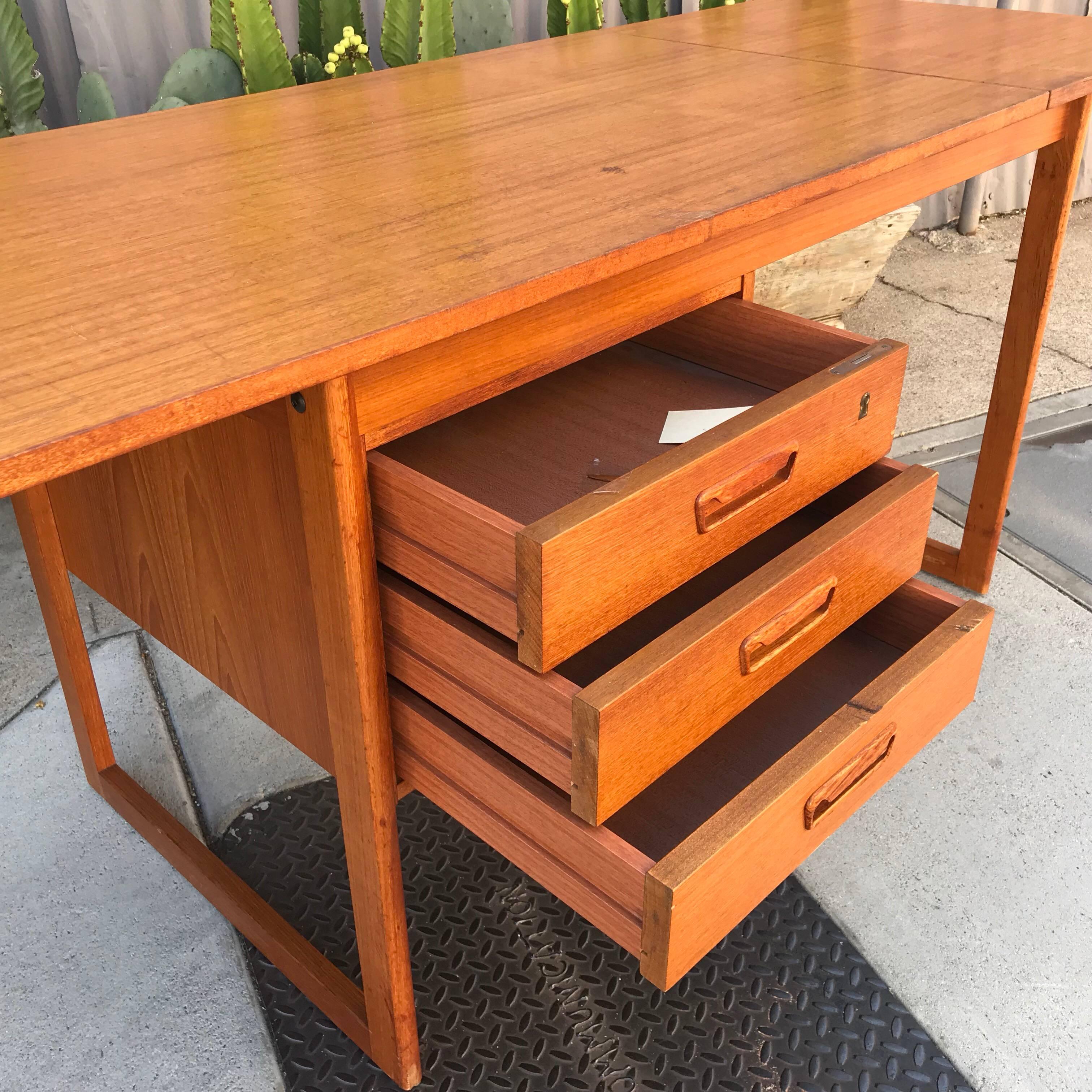 teak desk for sale