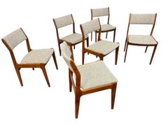 Mid-Century Danish Modern Teak Dining Chairs - Set of 6