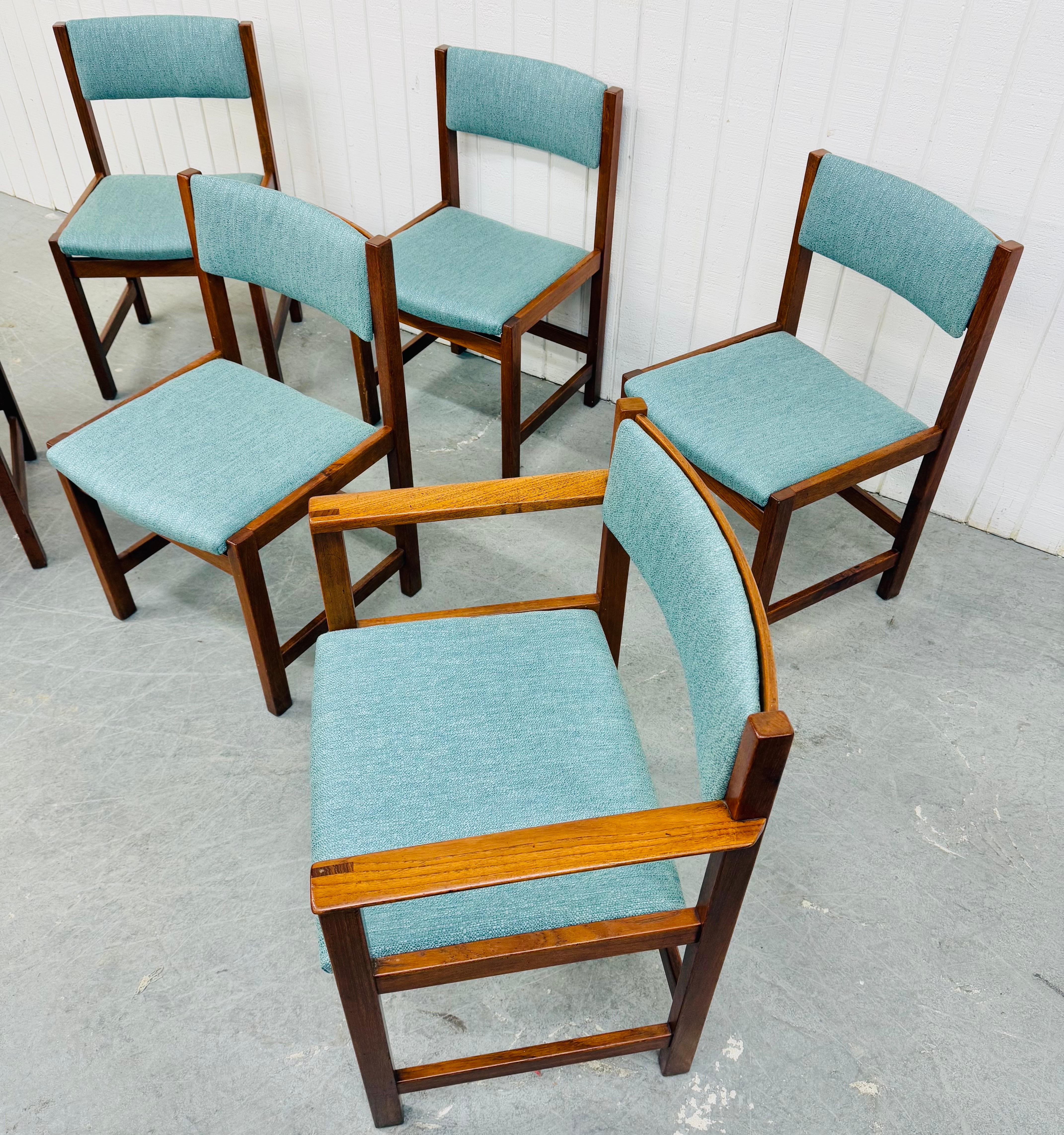 Danese Sedie da pranzo in teak moderne danesi del metà del secolo - Set di 6 in vendita