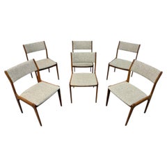 Mid-Century Danish Modern Teak Dining Chairs - Set of 6
