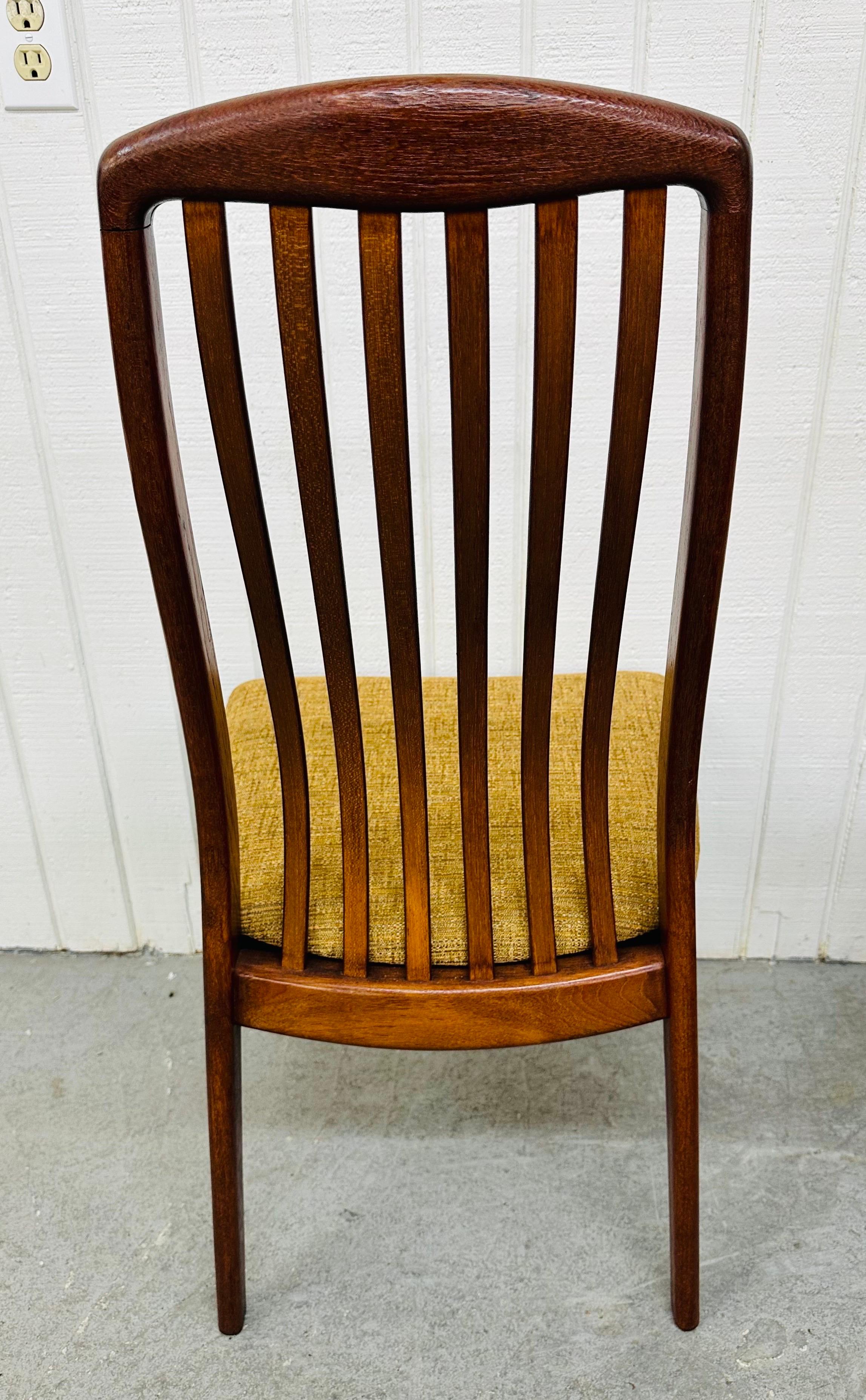 Mid-Century Danish Modern Teak Dining Chairs - Set of 8 2