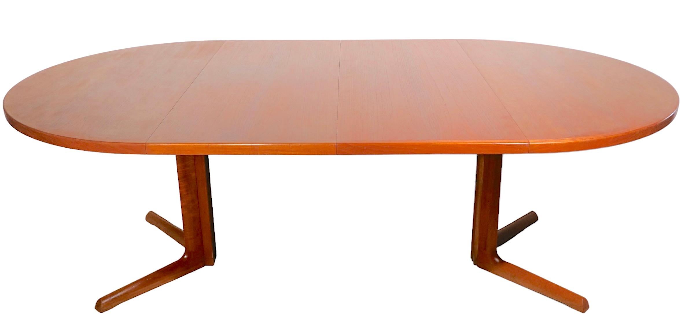 Mid Century Danish Modern Teak Dining Table by Gudme Mobelfabrik 5