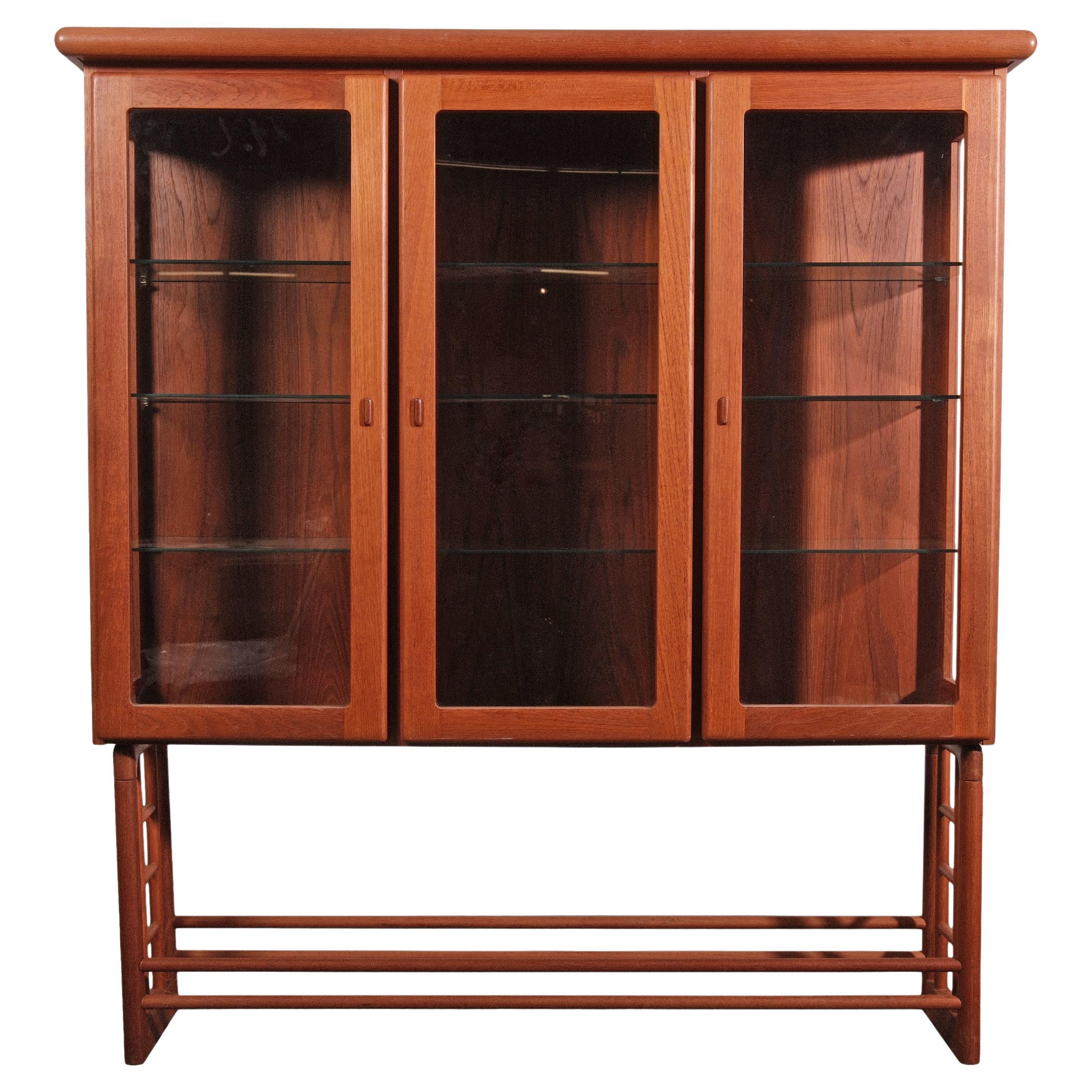 Mid-Century Danish Modern Teak Display Case