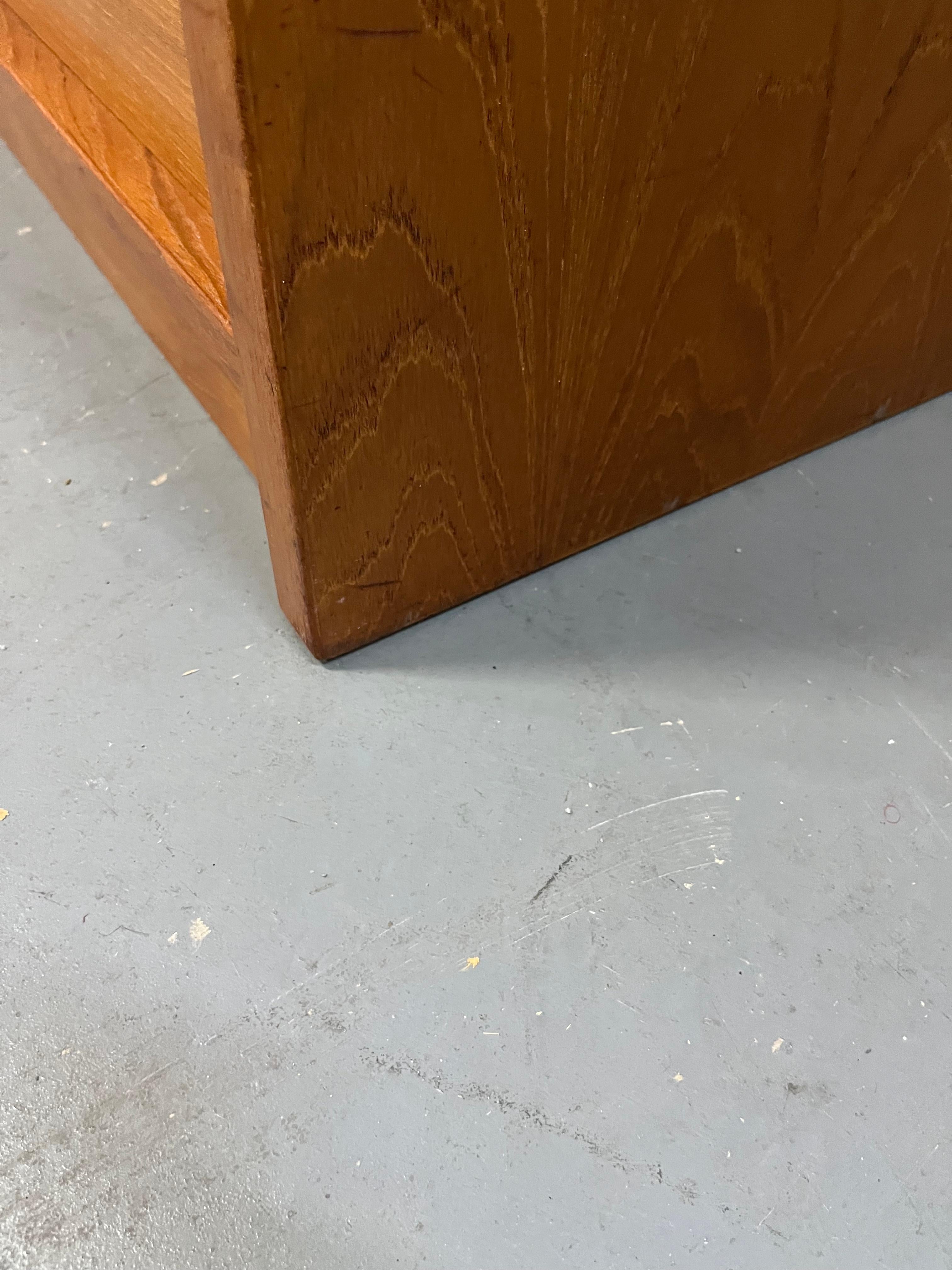 Mid Century Danish Modern Teak Double Dresser by Jesper International. C 1980s 9