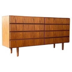 Newly Refinished - Mid-Century Danish Modern Teak Dresser by Komfort