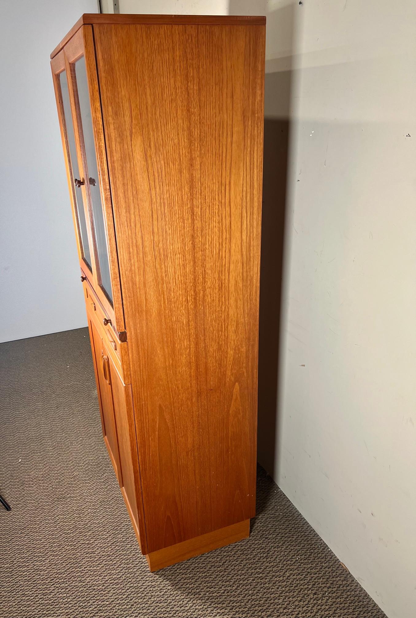 Mid Century Danish Modern Teak Drinks Cabinet Dry Bar With Pull Out Tray G Plan For Sale 3