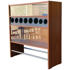 Mid Century Danish Modern Teak Dry Bar by Erik Buch