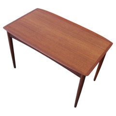 Retro Mid Century Danish Modern Teak End / Side  Table by Mobelintarsia