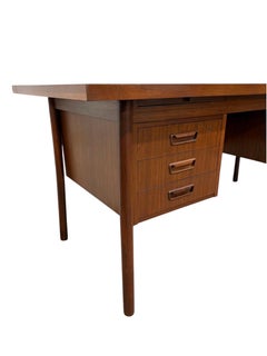 Mid-Century Danish Modern Teak Executive's Desk - Refinished!