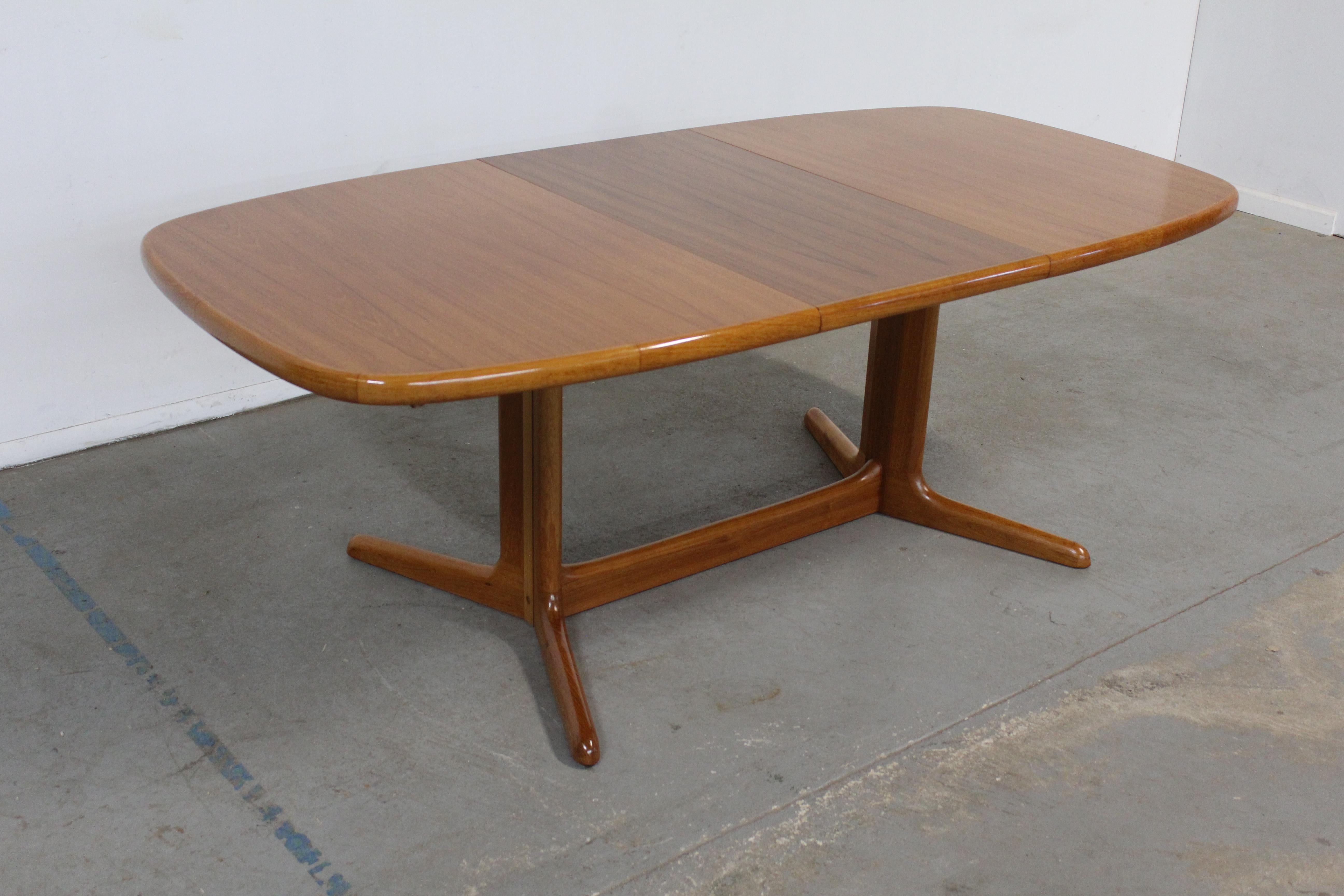 danish modern dining table