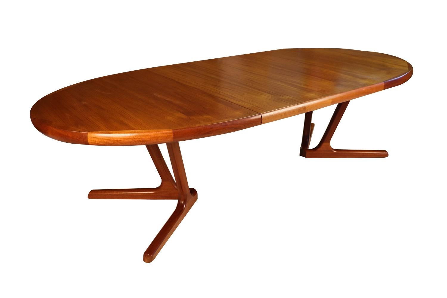 mid century modern danish dining table