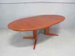 Mid-Century Danish Modern Teak Extension Dining Table by Gudme, Circa 1970s
