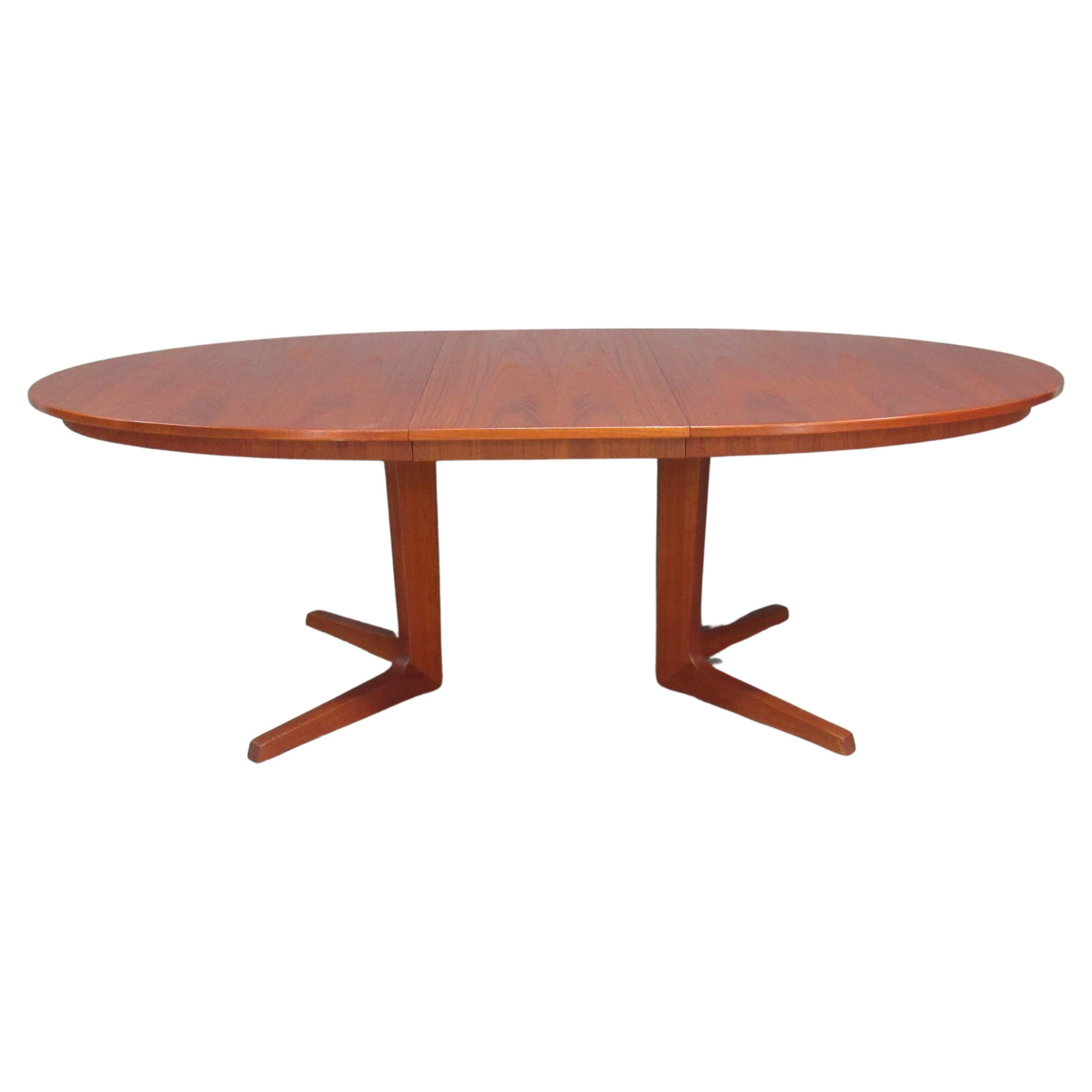 Mid-Century Danish Modern Teak Extension Dining Table by Gudme, Circa 1970s