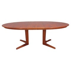 Retro Mid-Century Danish Modern Teak Extension Dining Table by Gudme, Circa 1970s