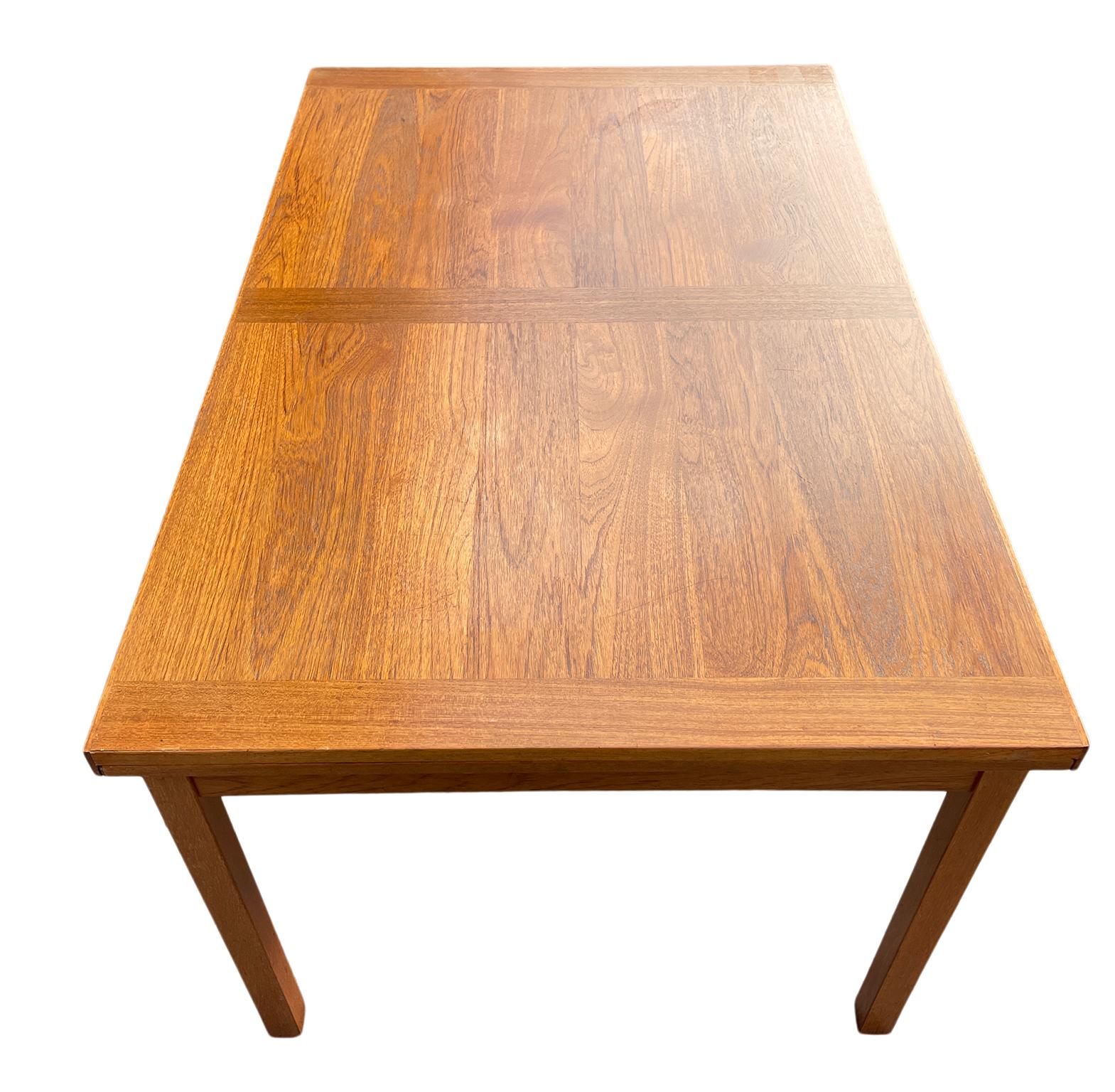 danish modern dining table