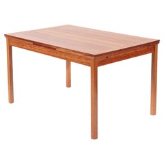 Mid Century Danish Modern Teak Extension Dining Table