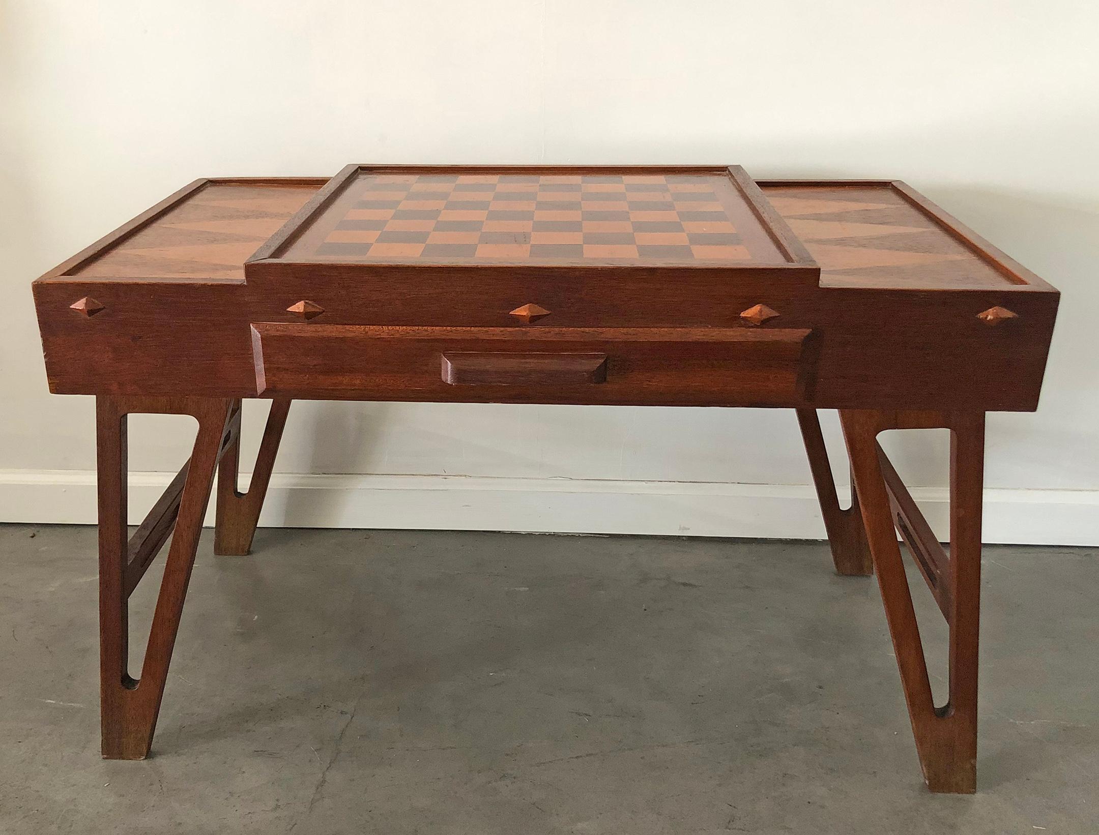 Mid-20th Century Midcentury Danish Modern Teak Game Table