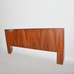 Midcentury Danish Modern Teak Headboard King Size