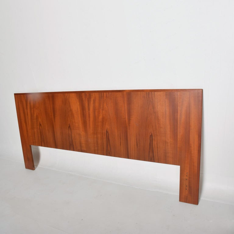 Midcentury Danish Modern Teak Headboard King Size at 1stDibs danish