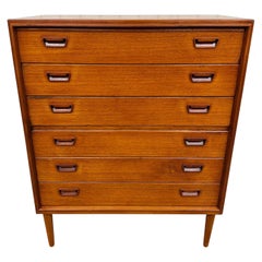 Mid-Century Danish Modern Teak High Chest