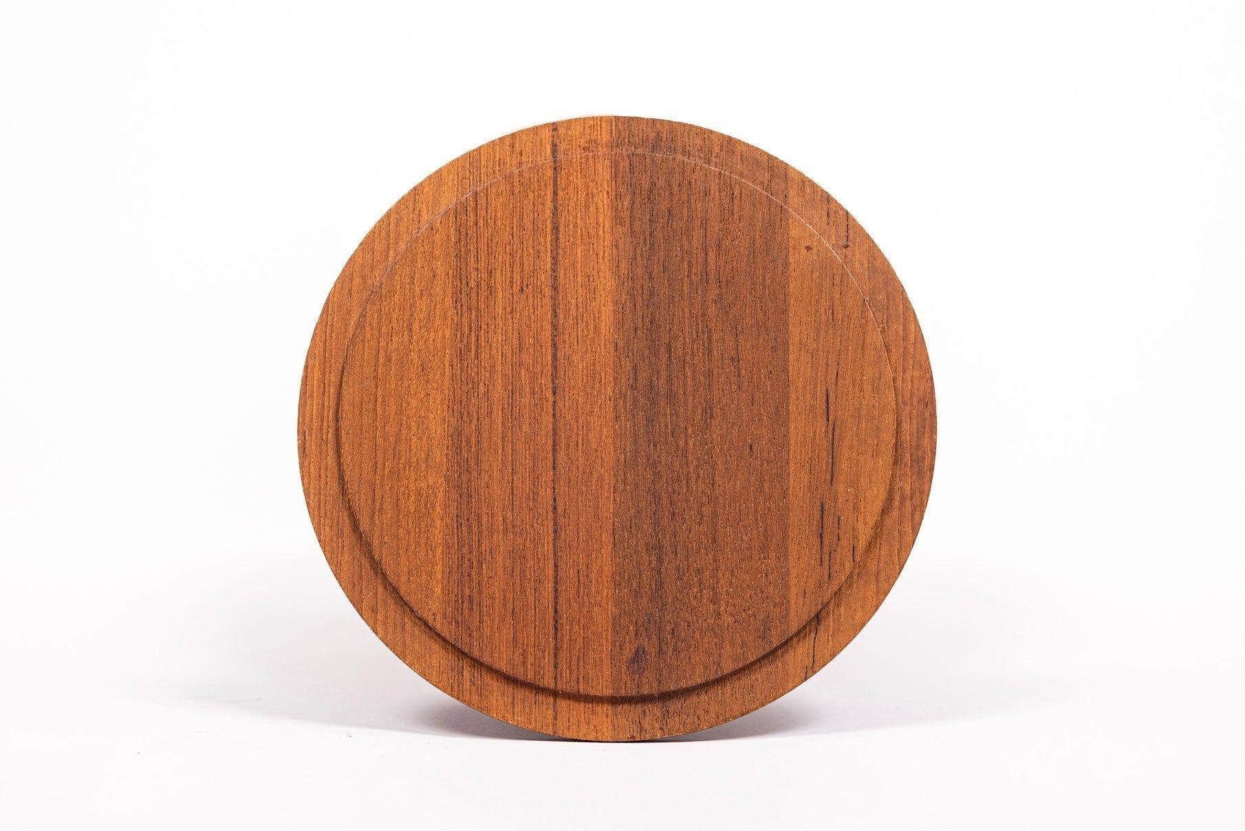 Mid Century Danish Modern Eiskübel aus Teakholz von Jens H. Quistgaard für Dansk im Angebot 6