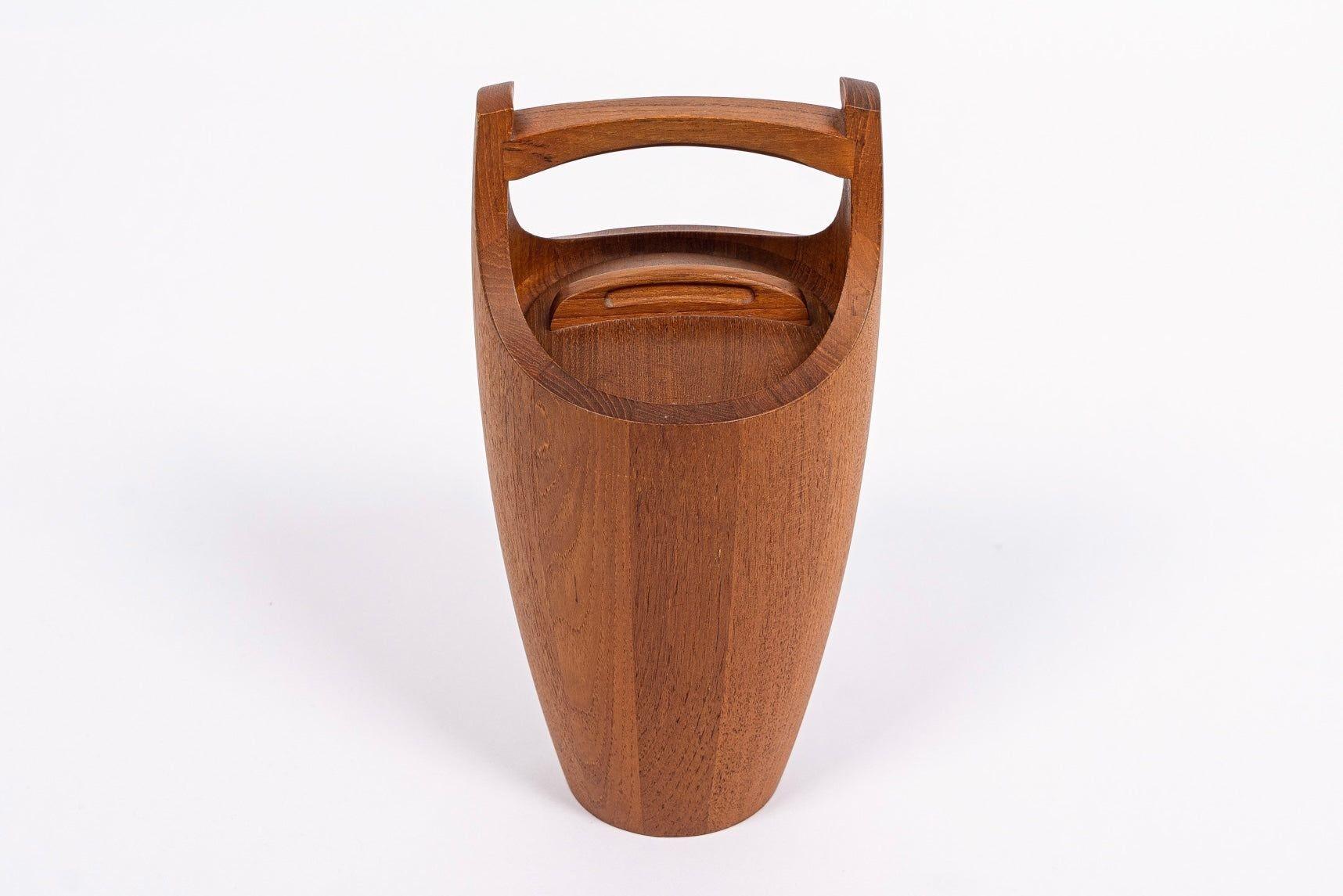 Mid Century Danish Modern Eiskübel aus Teakholz von Jens H. Quistgaard für Dansk (Moderne der Mitte des Jahrhunderts) im Angebot