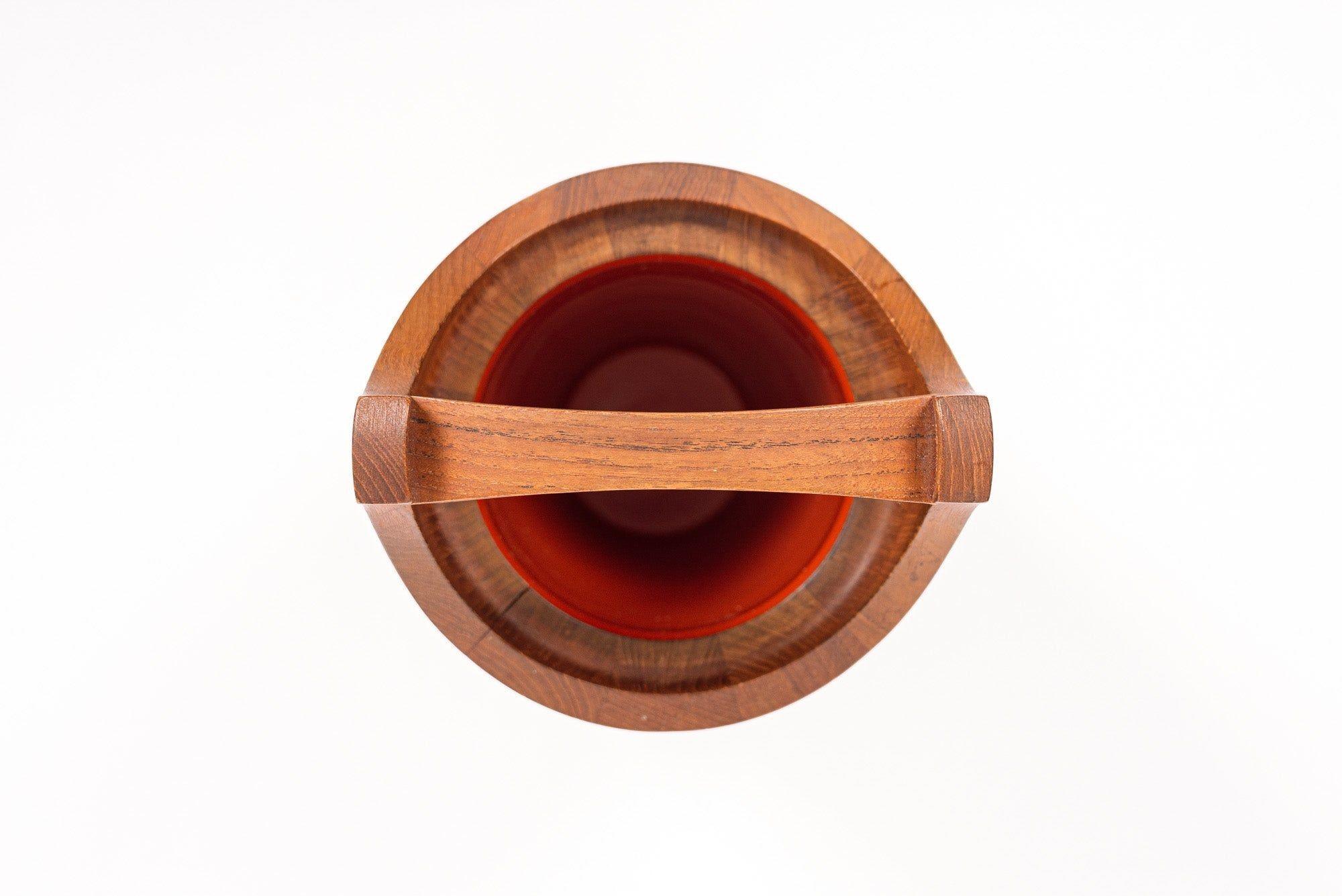 Mid Century Danish Modern Eiskübel aus Teakholz von Jens H. Quistgaard für Dansk im Angebot 2
