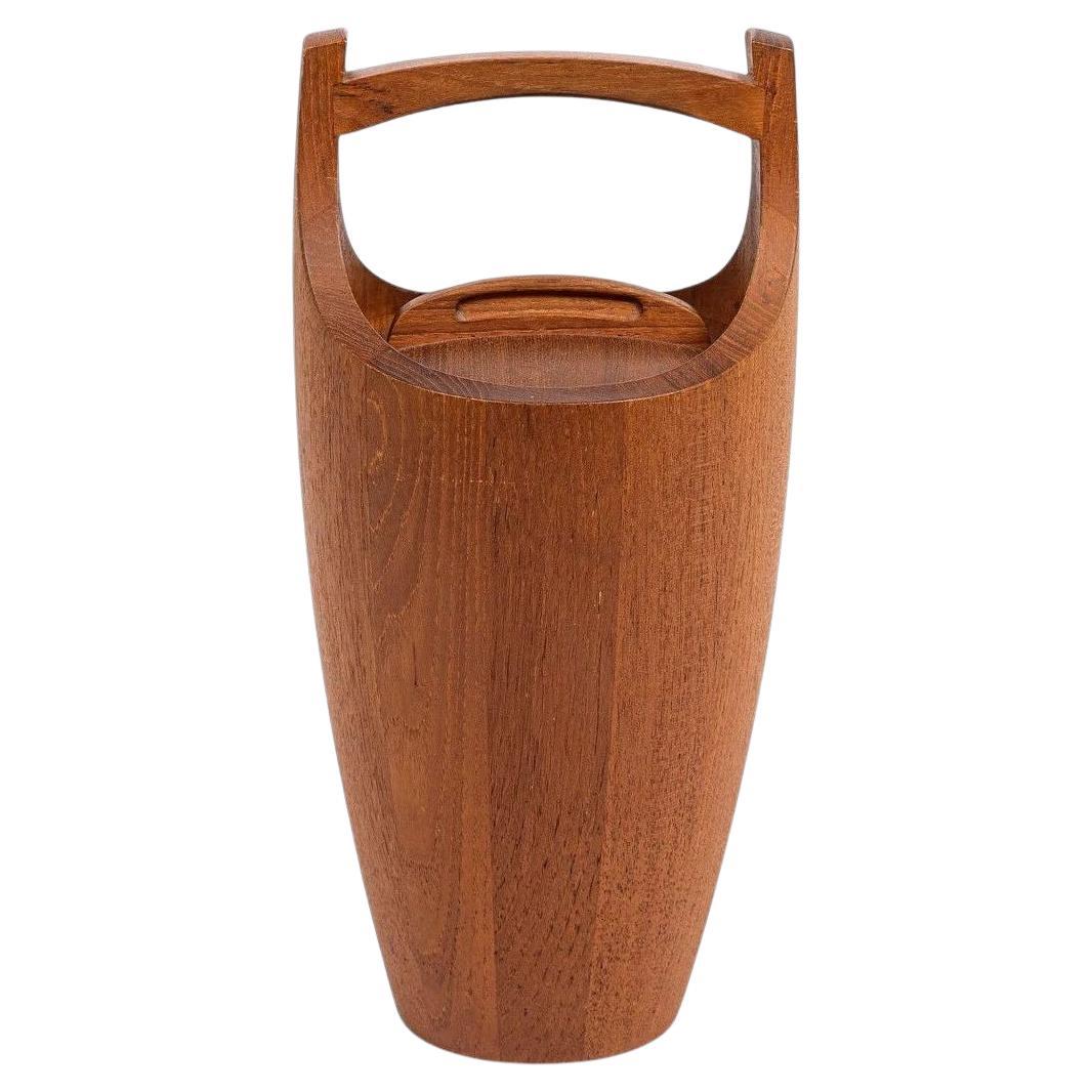 Mid Century Danish Modern Eiskübel aus Teakholz von Jens H. Quistgaard für Dansk im Angebot